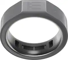 Front. Even Realities - Even R1 Smart Ring - Size 9 - Grey.