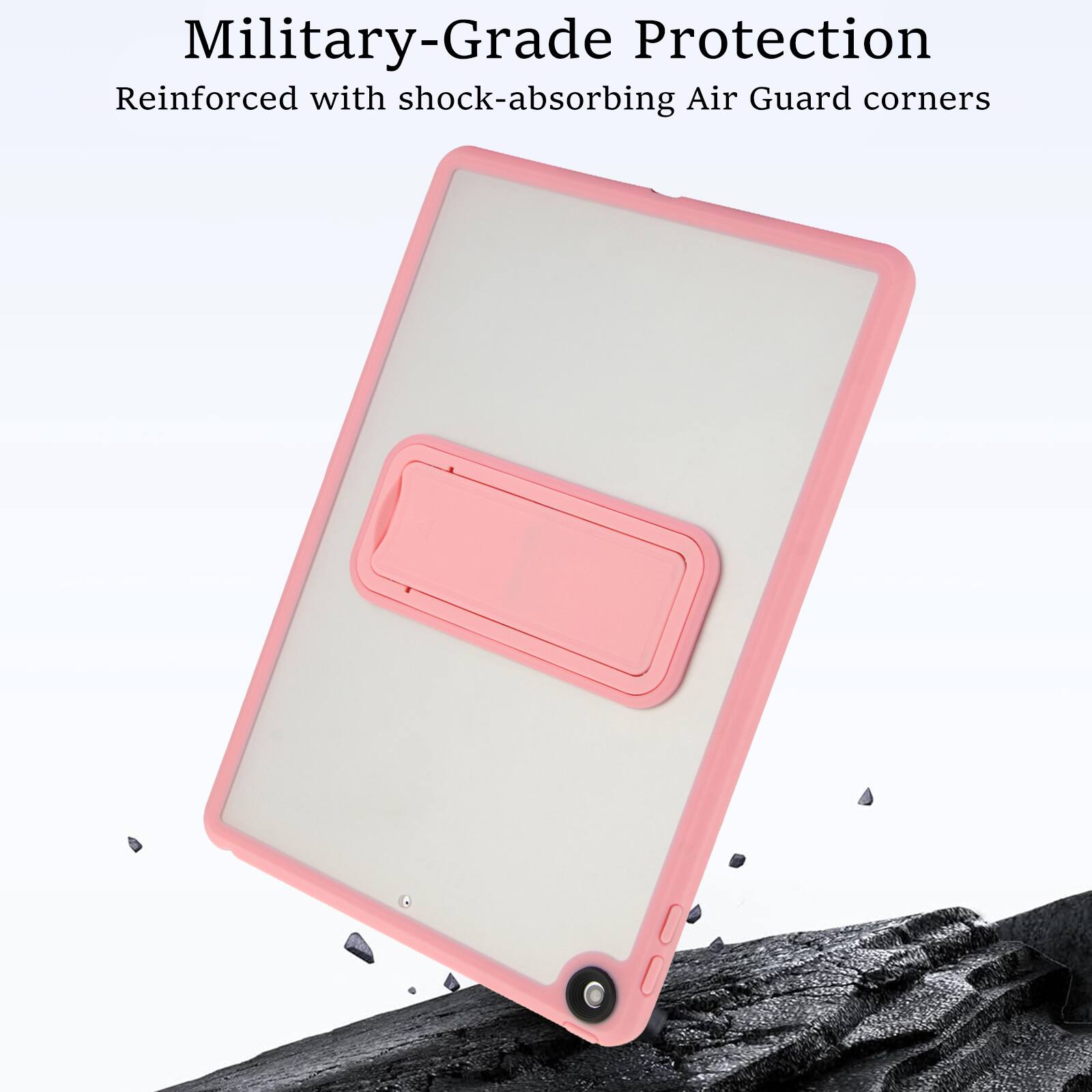 Military-Grade Protection  
Reinforced with shock-absorbing Air Guard corners