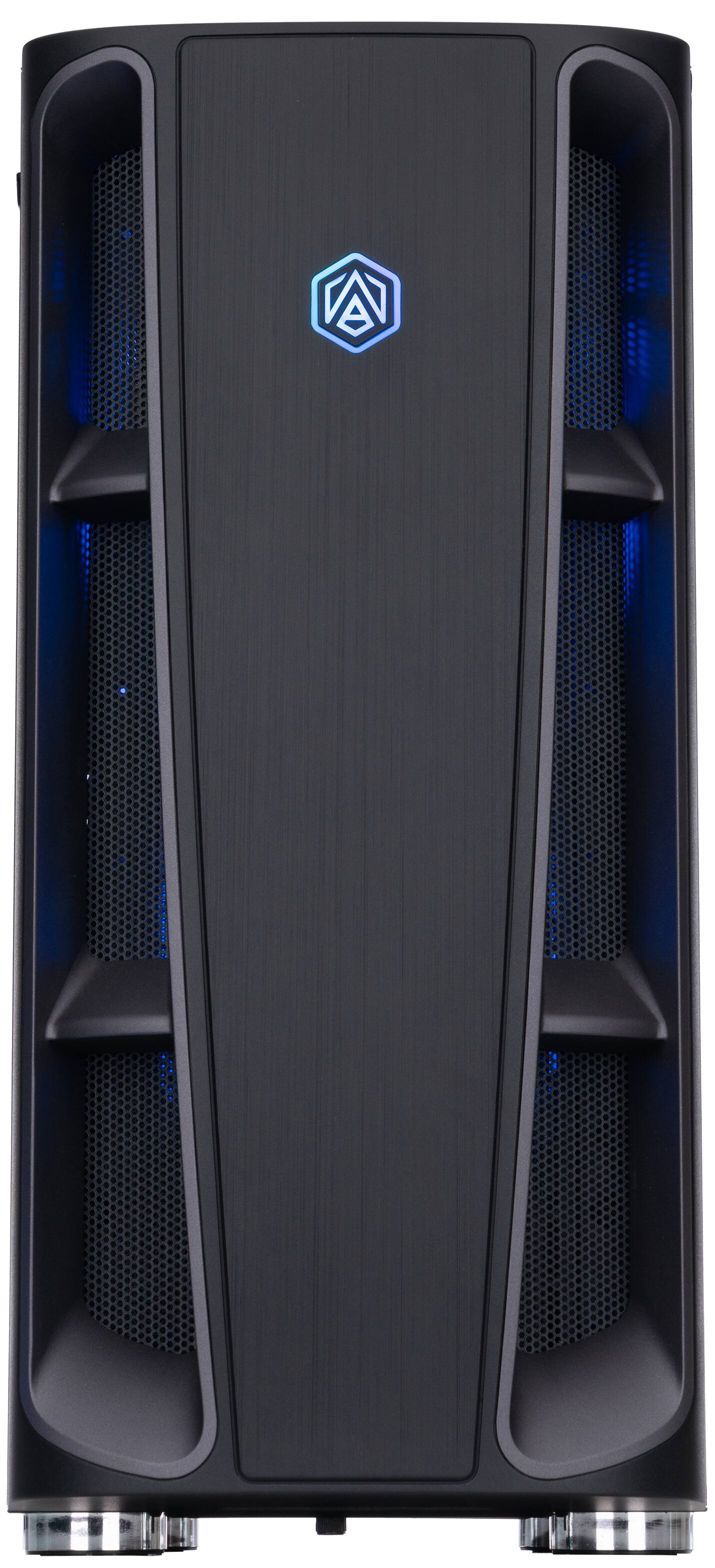 Angle. ADVANCED BATTLESTATIONS - ABS Kaze II Ruby Gaming PC - Windows 11 - AMD Ryzen 7 9800X3D - Nvidia GeForce RTX 5070 Ti 16GB - 32GB DDR5 - 2TB SSD - black.