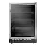 Insignia™ - 165-Can Built-In Beverage Cooler - Stainless Steel