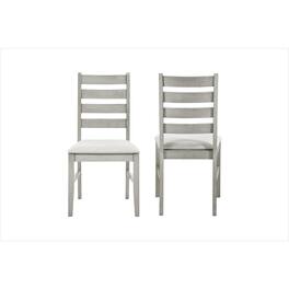 New Classic Furniture - Furniture Pascal Wood Dining Chair in Driftwood (Set of 2) - Brown