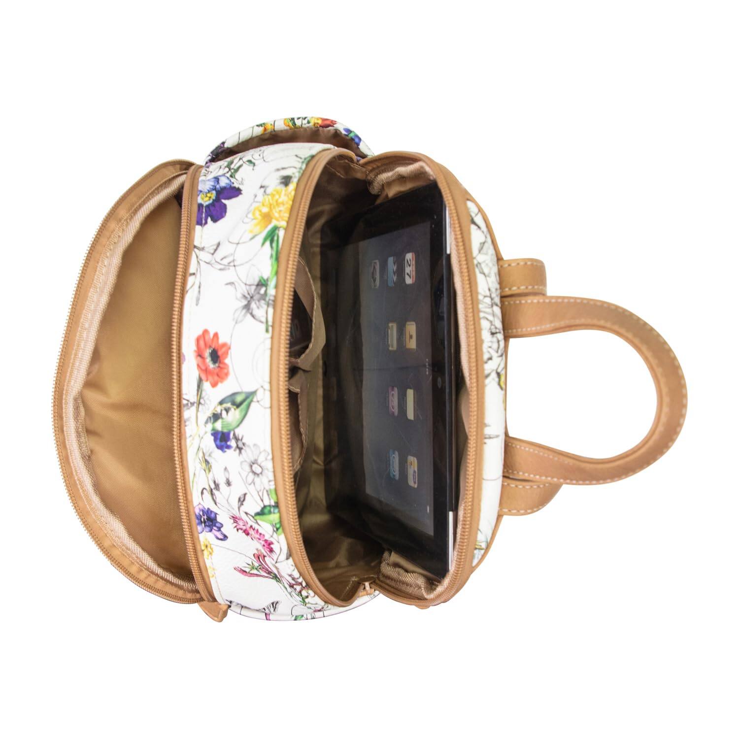 Back. Cozy Serene - Women's Adele Backpack  Vienna Floral One Size - Vienna Floral.