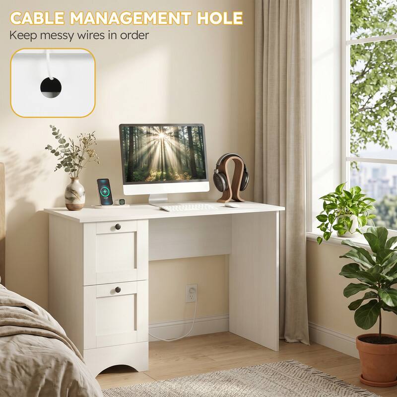 CABLE MANAGEMENT HOLE  
Keep messy wires in order