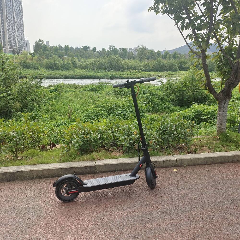 Alt View 7. Loheer - Loheer Adult Electric Scooter Folding Motorized Commuter Scooter Black - Black.