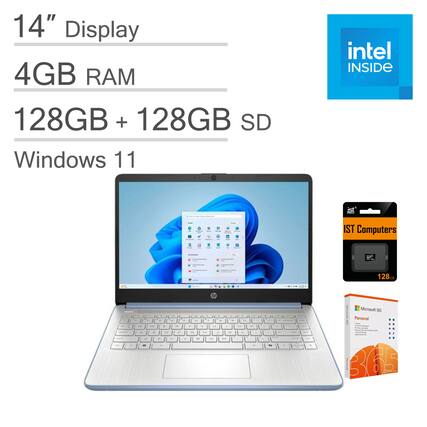 14" Display
4GB RAM
128GB + 128GB SD
Windows 11
intel INSIDE
IST Computers
128GB
Microsoft 365 Personal