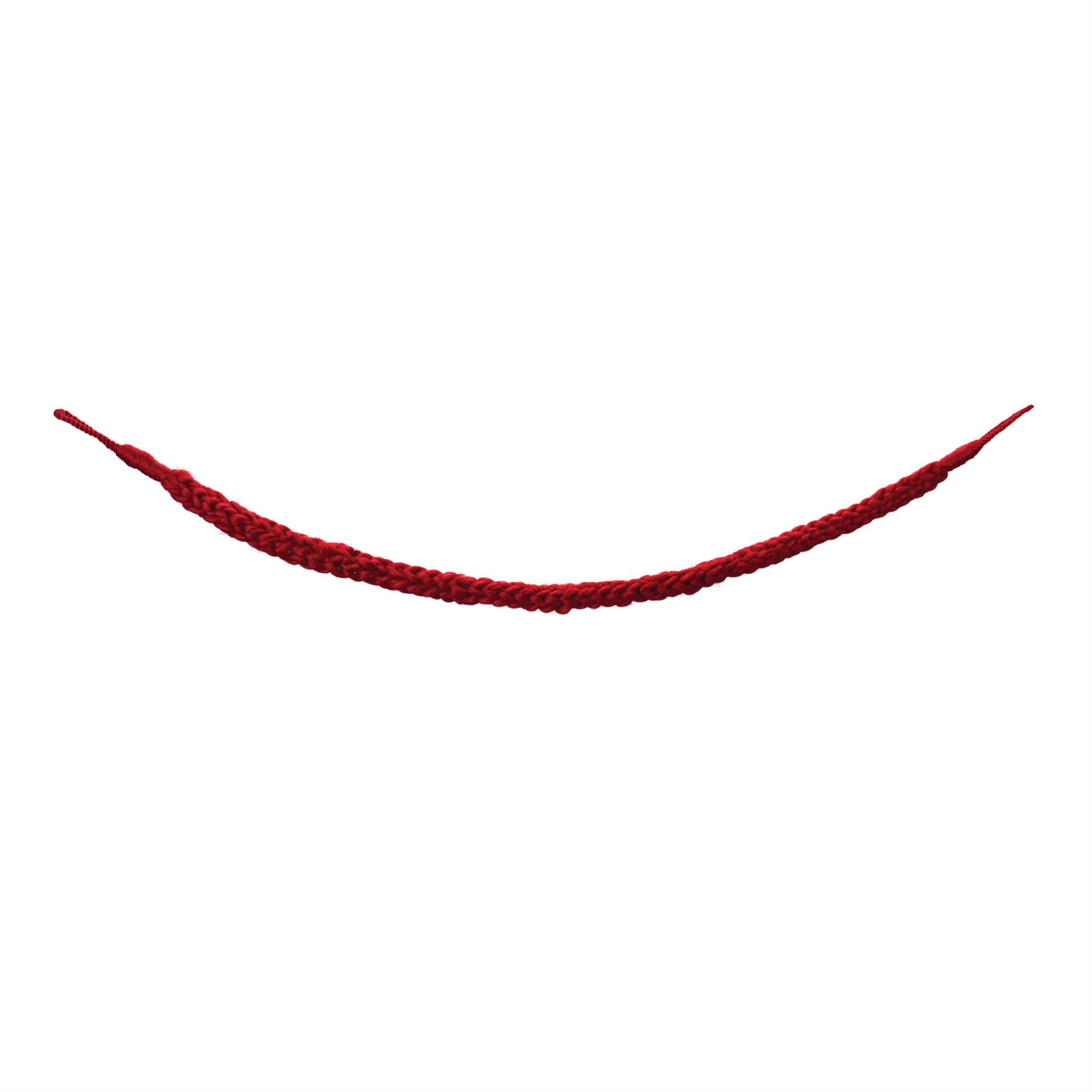 Angle. BreeBe - Woven Yarn Garland (Set of 2) - Red.