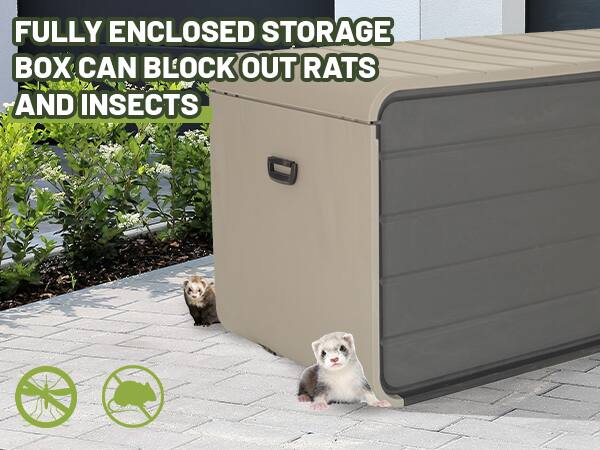 FULLY ENCLOSED STORAGE BOX CAN BLOCK OUT RATS AND INSECTS