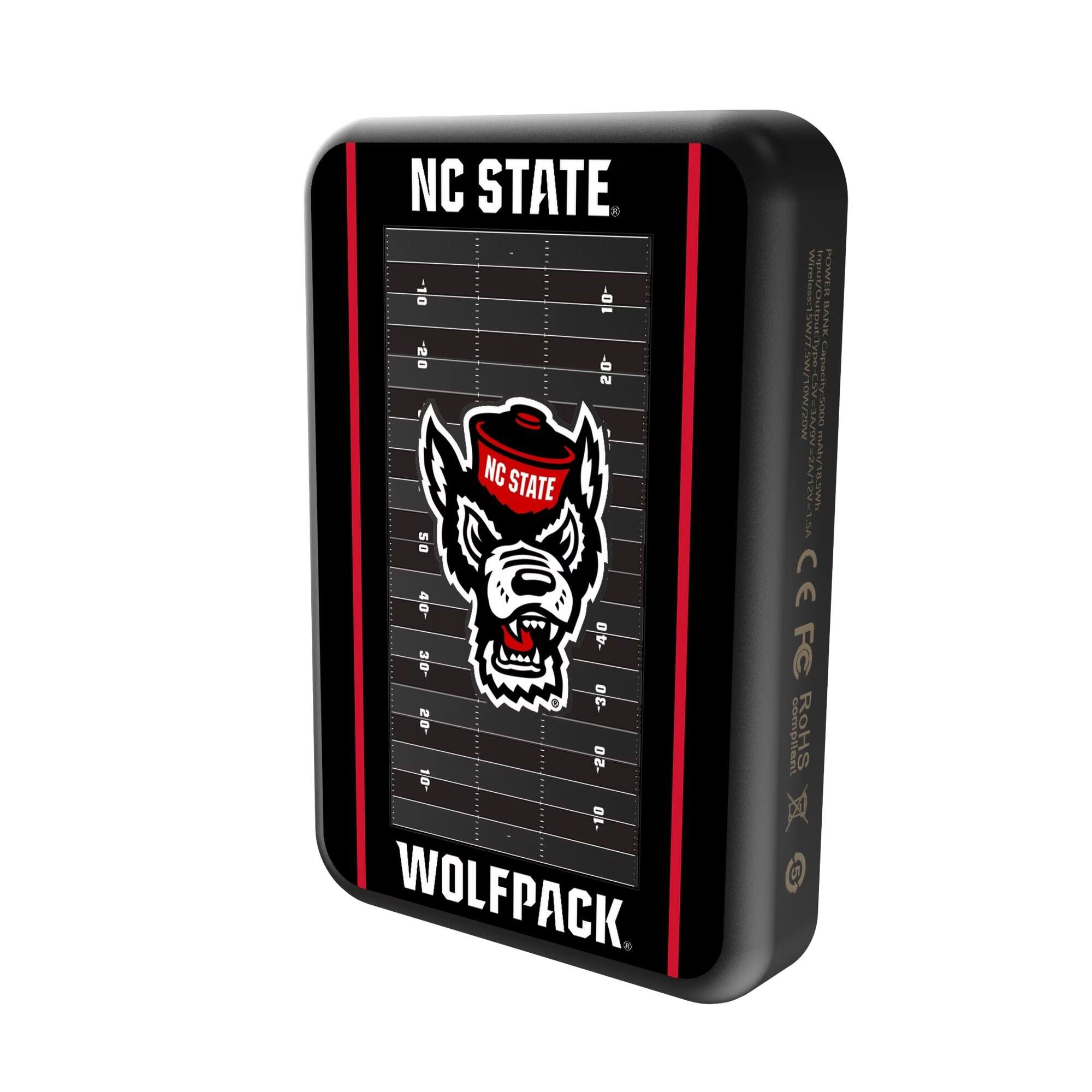 NC STATE  
-10 D 10 : D2 Tg O 20  
NC STATE 50 40- -40 DE -30 S0 -50  
01- WOLFPACK  
PVWER Wireloss/1w/7 gu/lon BANK nPs  
MOC/MOL/A N MA CanaztySooo OOUS MIE | Soe SA CE FC compliant RoHS X