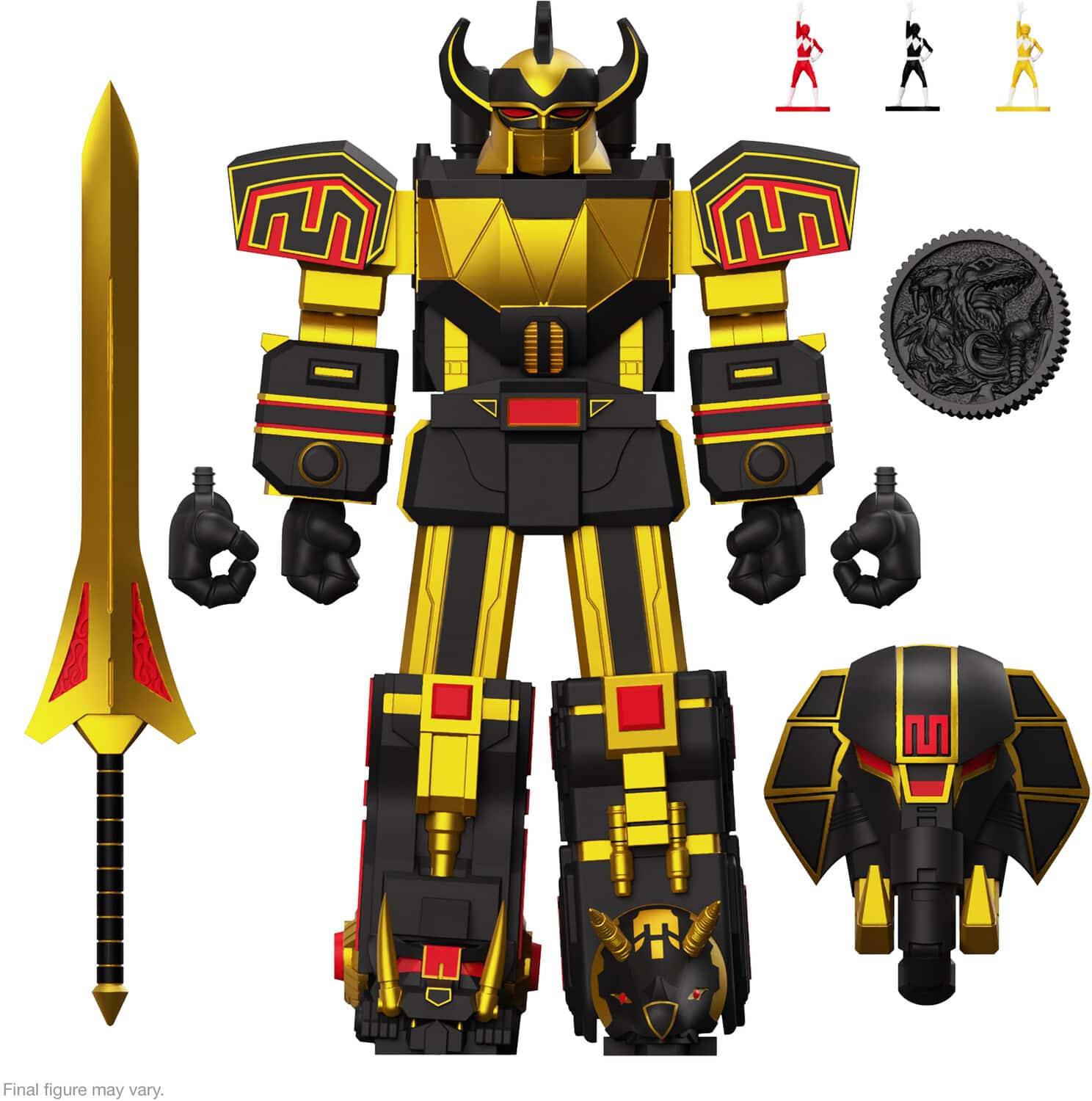仮*ー様 大獣神 Mighty Morphin Power Rangers メガ 恐竜戦隊ジュウレンジャー】超合金魂 獣帝大獣神（2023）で遊ん