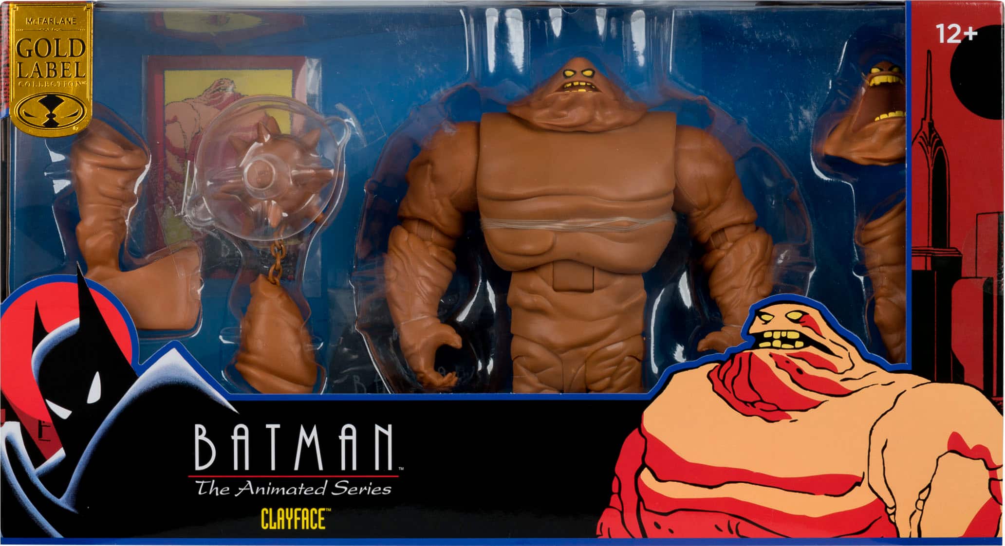 McFarlane Toys - Batman: The Animated Series Clayface Gold Label Deluxe 7" Figure - Front_Zoom