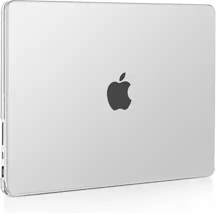 Front. mosiso - MacBook Pro 14 inch Case for A3427 A3426 A3434 A3112 A3185 A3401 A2918 A2992 A2779 A2442, Matte Hard Case - Frost Clear.