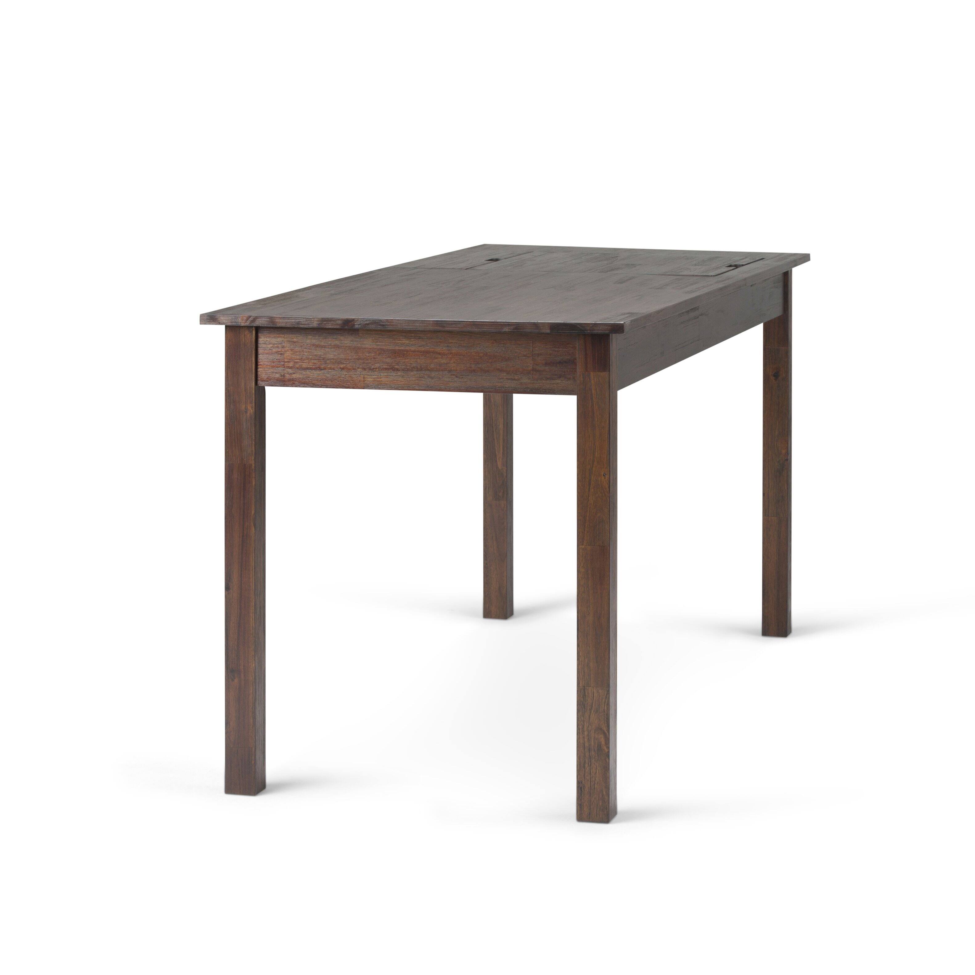 Alt View 18. Simpli Home - Monroe Desk - Distressed Charcoal Brown.
