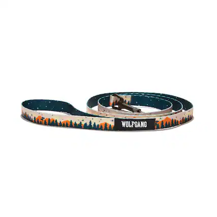 Front. WOLFGANG PET - Wolfgang Multicolored OverLand Polyester Dog Leash Small/Medium - Multicolored.