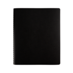 Front. Staples - 7" x 8.75" Undated Daily Planner - Black.
