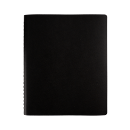Staples - 7" x 8.75" Undated Daily Planner - Black
