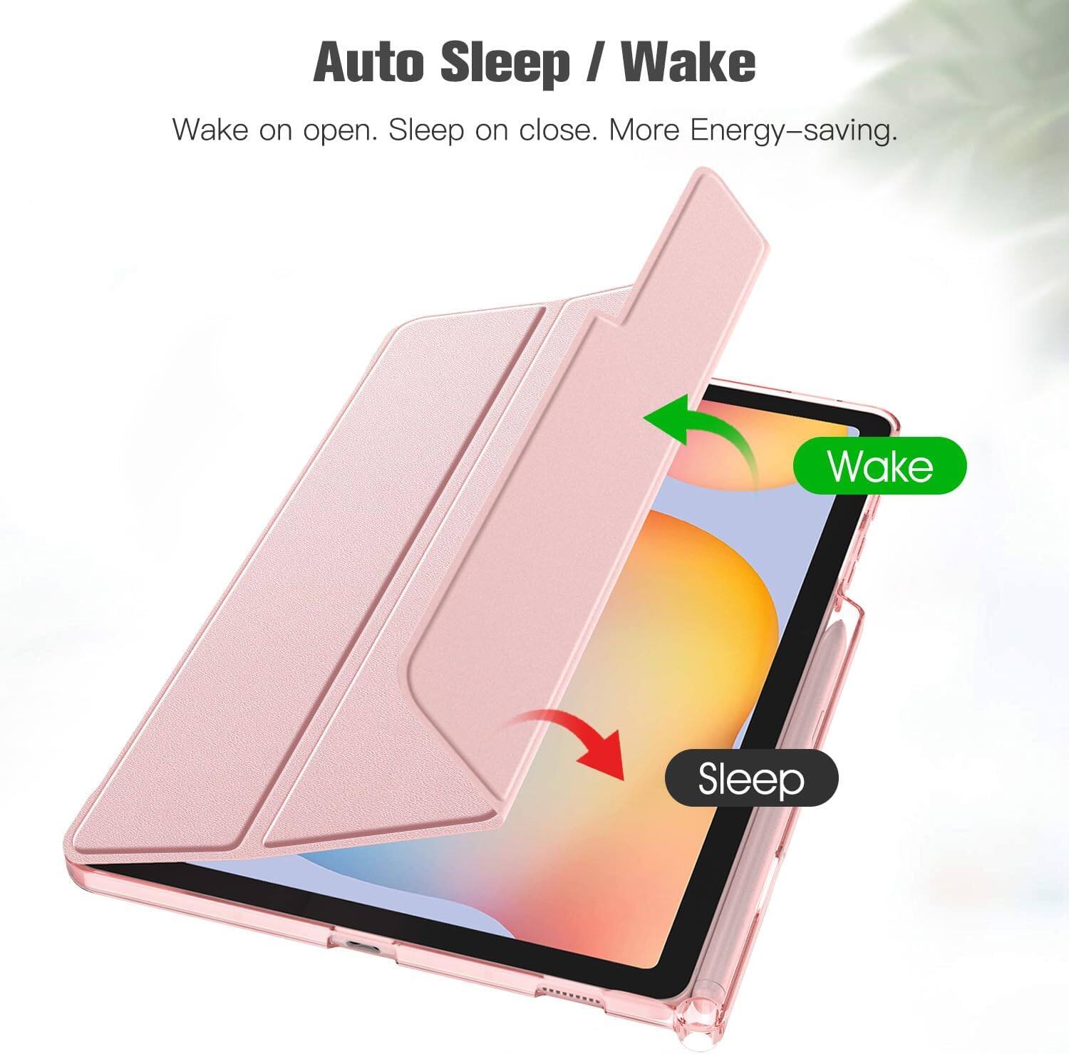 Auto Sleep / Wake  
Wake on open. Sleep on close. More Energy-saving.
