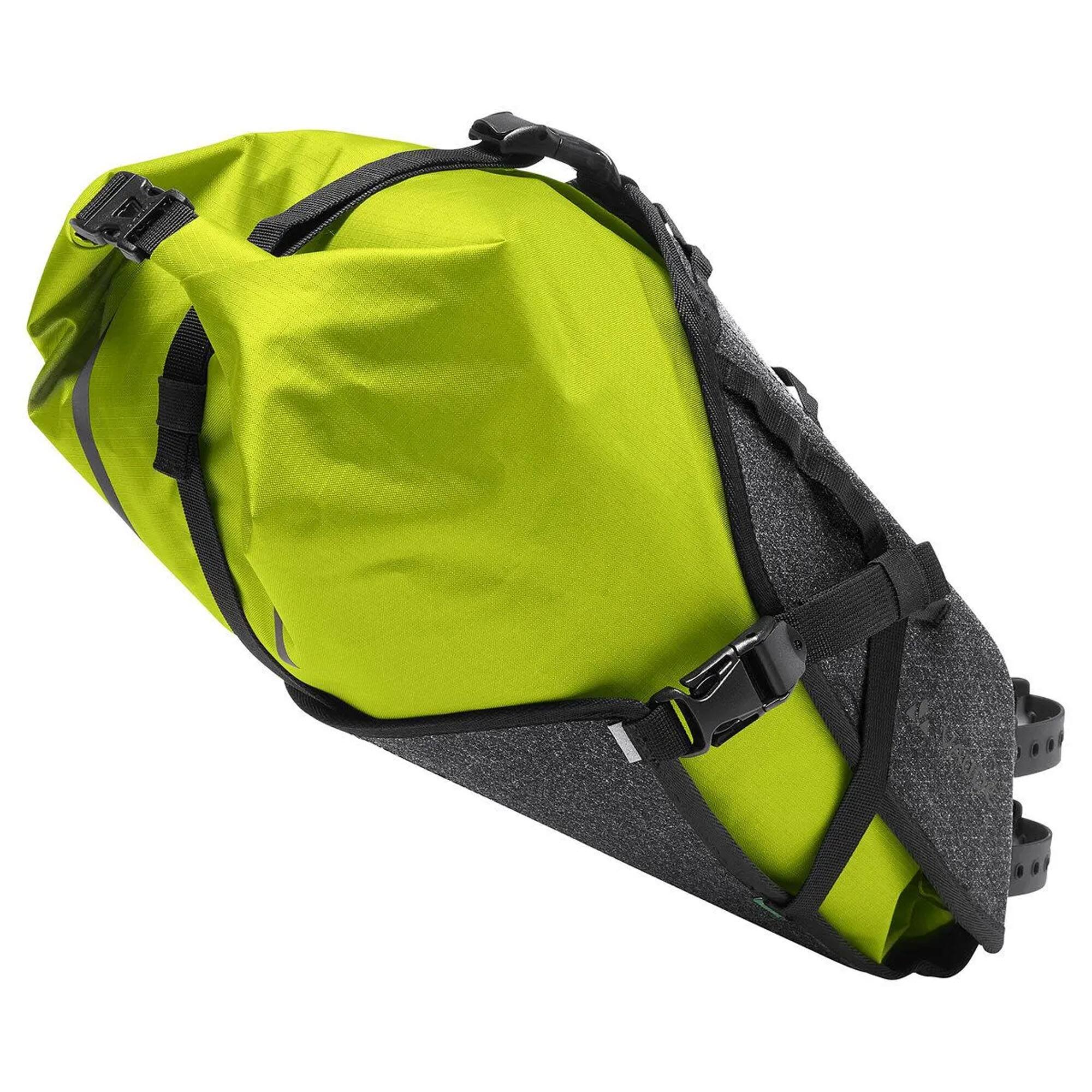 Alt View 1. VAUDE - Vaude Trailsaddle II Waterproof Bikepacking Saddle Bag - Bright Green/Black - Bright Green/Black.
