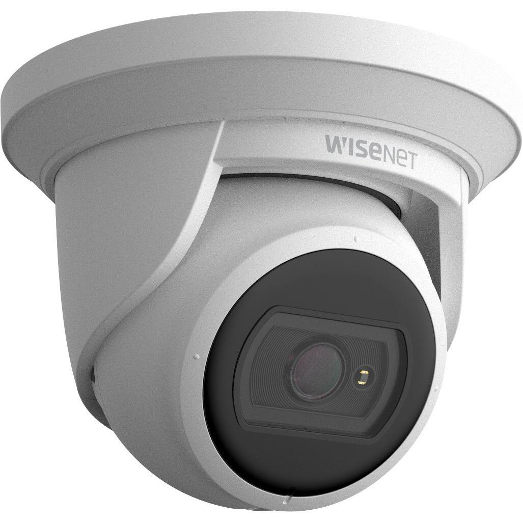 Alt View 1. Samsung - Wisenet ANE-L7012R 4 Megapixel Network Camera - Color - Flateye - White - 65.62 ft Infrared Night Vision - H.264, H.265 - White.