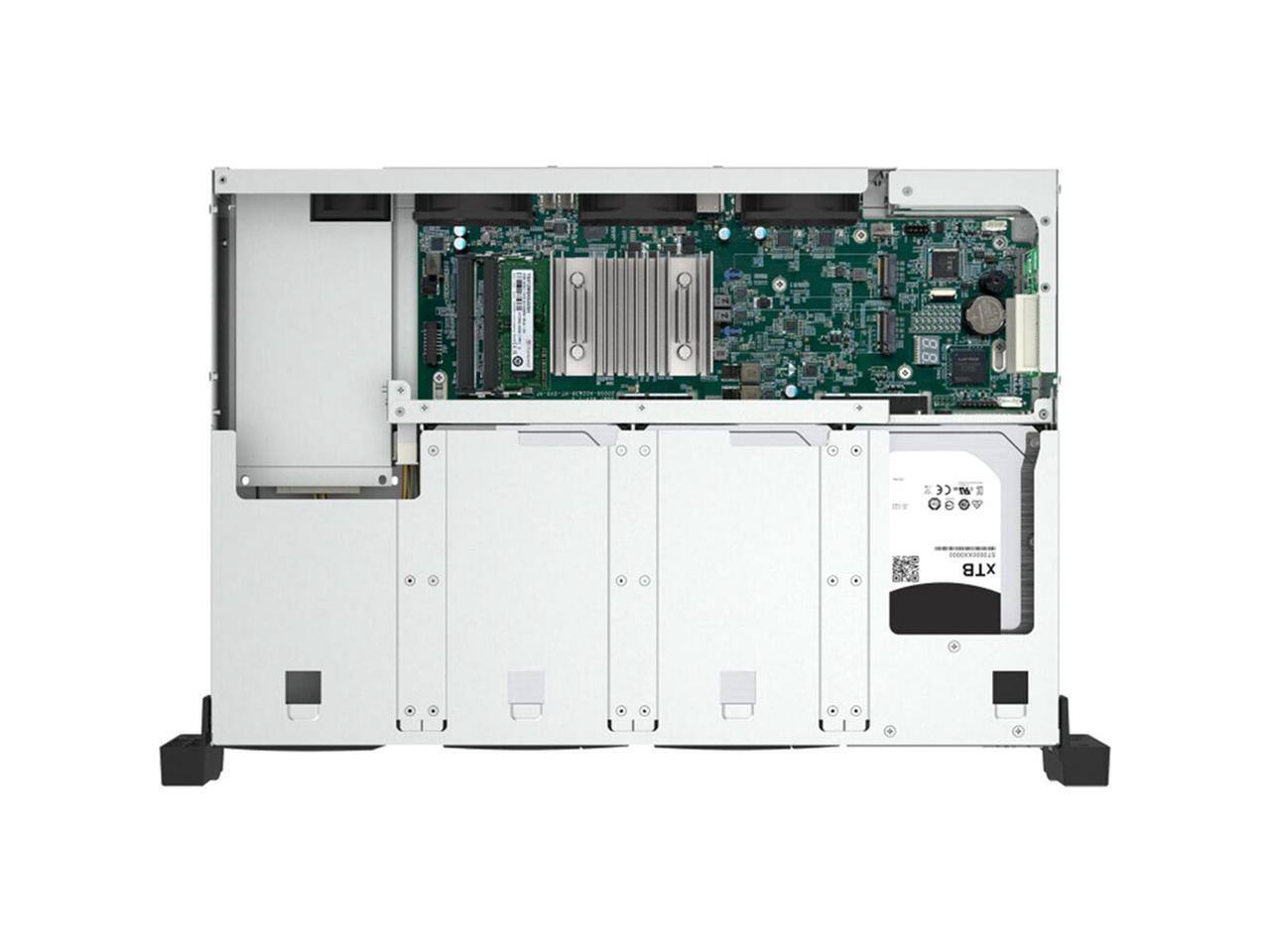 Alt View 5. QNAP - QNAP TS-855eU-8GSAN NAS, Intel Atom C5125 8-Core, 8GB RAM, 8x HDD/SSD Bays, SATA.