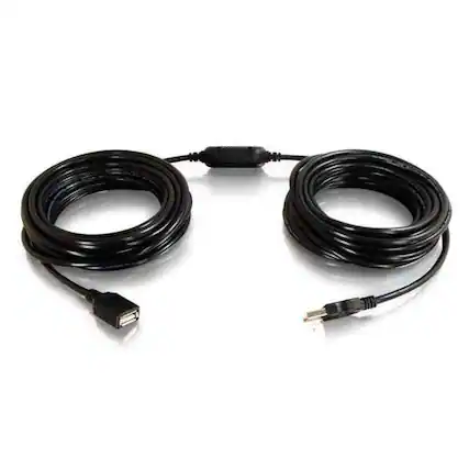 Front. C2G - C2G C2G 25ft USB Active Extension Cable-USB 2.0 A Male to Female.