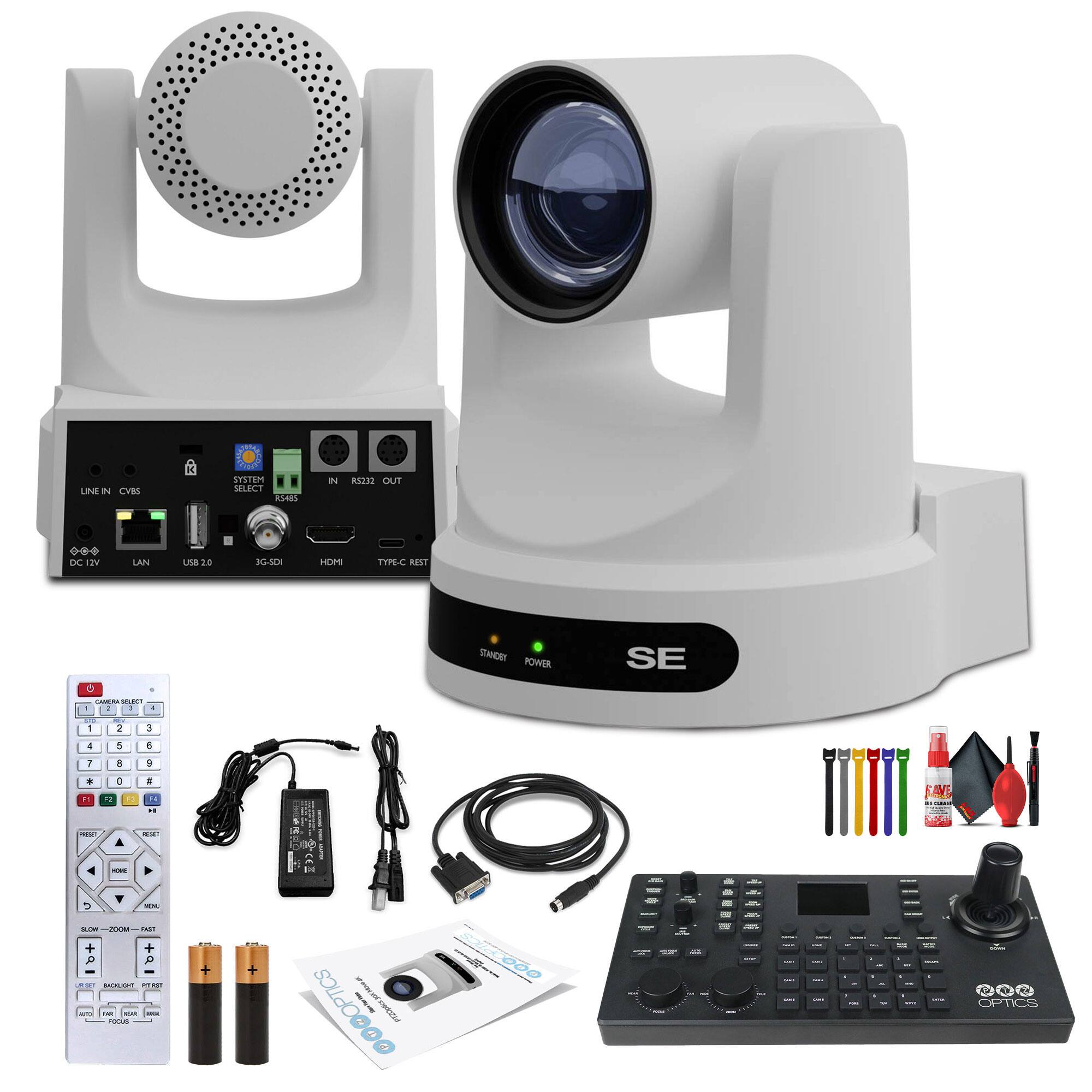 LINE IN CVBS SELECT  
IN R5222 OUT  
DC 12V LAN USB 3.0 3G-SDI HDMI TYPE-C REST  
POWER  
SE  
STANDBY  
OPTICS  
P BOLON  
SLOW-ZOOM FAST  
FOCUS  
IR CUT  
OPTICS