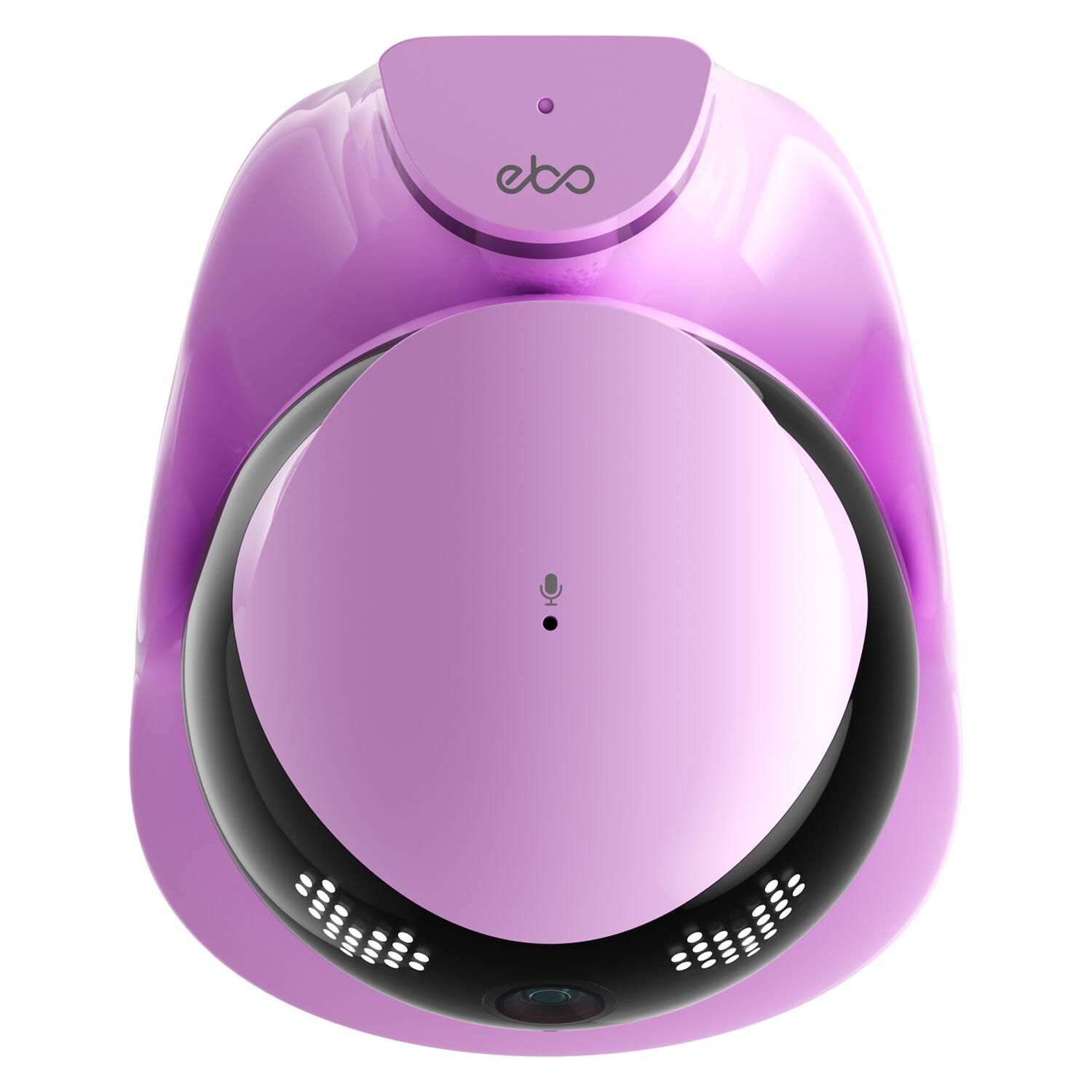 Alt View 5. Enabot - EBO Air 2 Whole-Home Mobile Robot 2K Ultra HD Camera, Remote Monitoring and Control - Robin Pink.