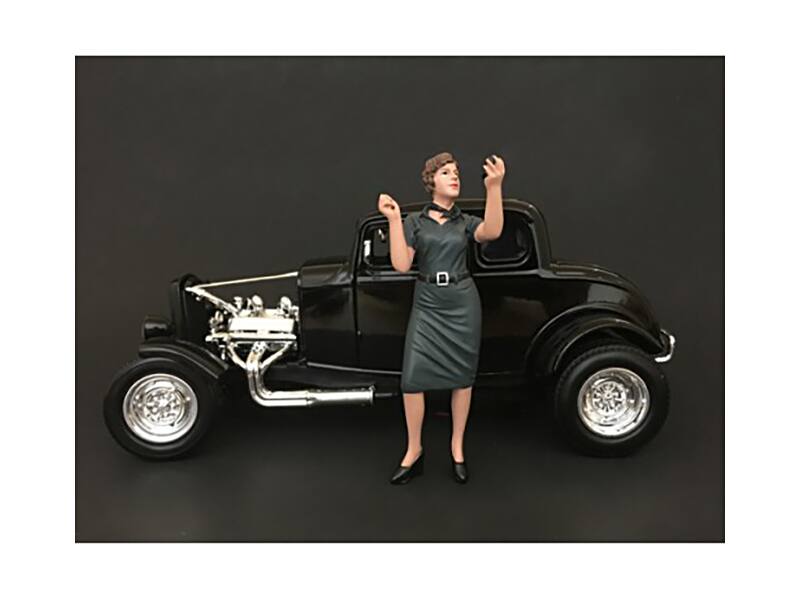 Alt View 2. American Diorama - 50's Style Figure IV for 1:18 Scale Models by American Diorama.