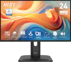 MSI TUVRheinland CERTIFIED
24 FULL HD 1920 X 1080
144Hz Game Ready
P S 178
Game Ready
PerfectEdge
IPS Wide View Angle
EyesErgo
Anti-Flicker Less Blue Light
Adjustable Stand
Mini-PC Mountable
Built-in Speakers