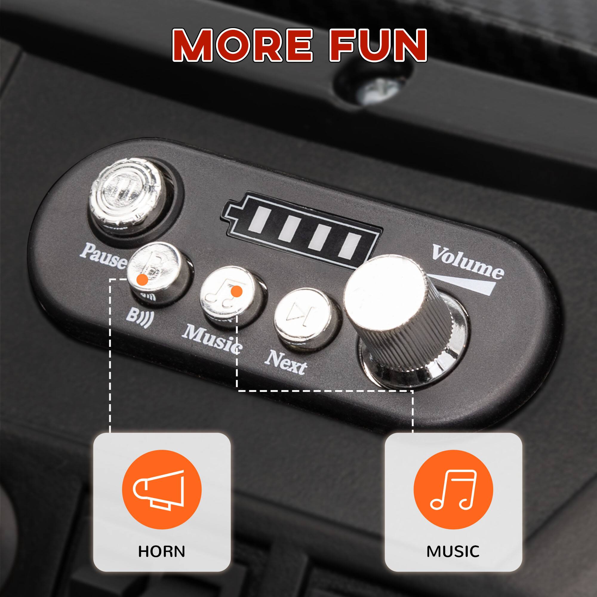 MORE FUN

Pause
Music
Next
Volume

HORN
MUSIC