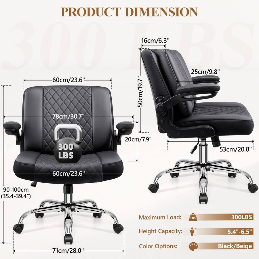 Brick Attic Criss Cross Office Chair with 2 in 1 Flip Backrest Brick Attic Criss Cross Office Chair with 2 in 1 Flip Backrest