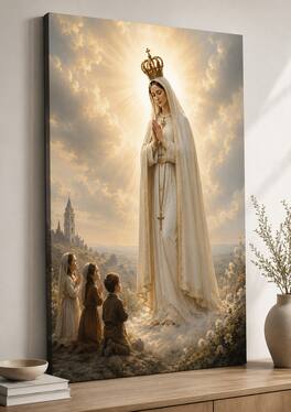 FC Design Large Fatima Blessed Mother Wall Art Canvas Print 24x36 ...