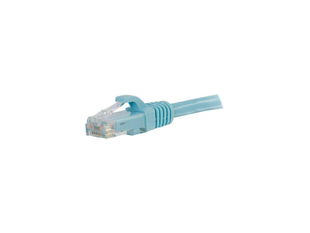 Alt View 2. Cables to Go - C2G 00763 7FT CAT6A SNAGLESS UNSHIELDED (UTP) ETHERNET NETWORK PATCH CABLE - AQUA.