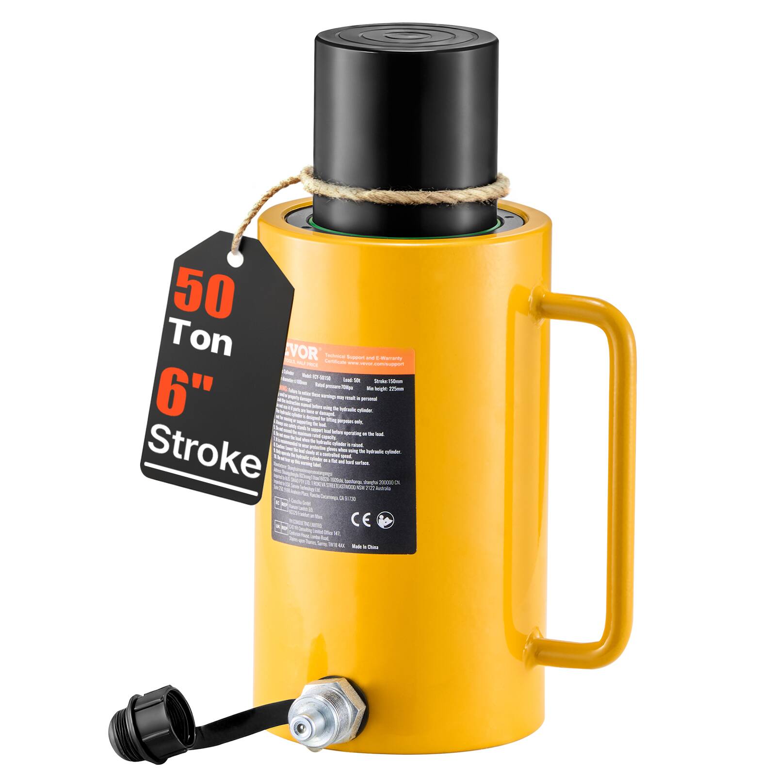 50 Ton VOR 6" Stroke