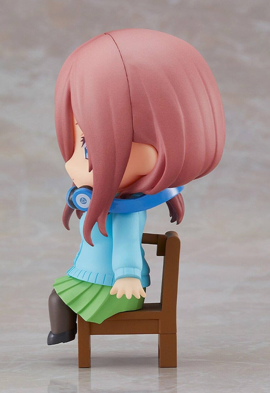 Alt View 3. Good Smile Company - Good Smile Company - Quintessential Quintuplets Movie - Miku Nendoroid Swacchao Action Figure   - Collectibles - Multicolor.