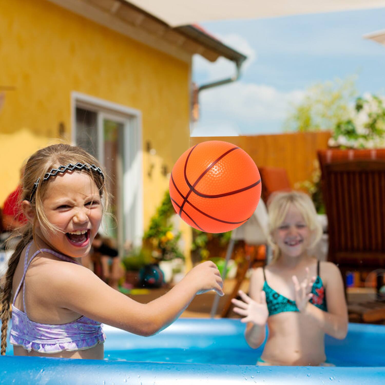 Alt View 4. GSE Games & Sports Expert - Set of 6 Mini Soft Sports Balls Set with Pump & Mesh Ball Bag, Great Gift for Kids & Toddlers - MULTI-COLOR.