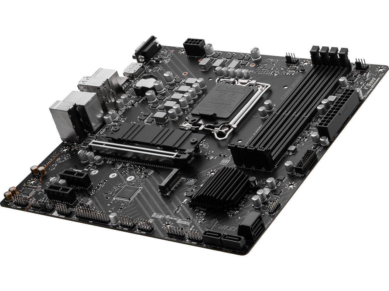 Back. MSI - PRO B760M-P DDR4 LGA 1700 Micro-ATX Motherboard B760MPD4.