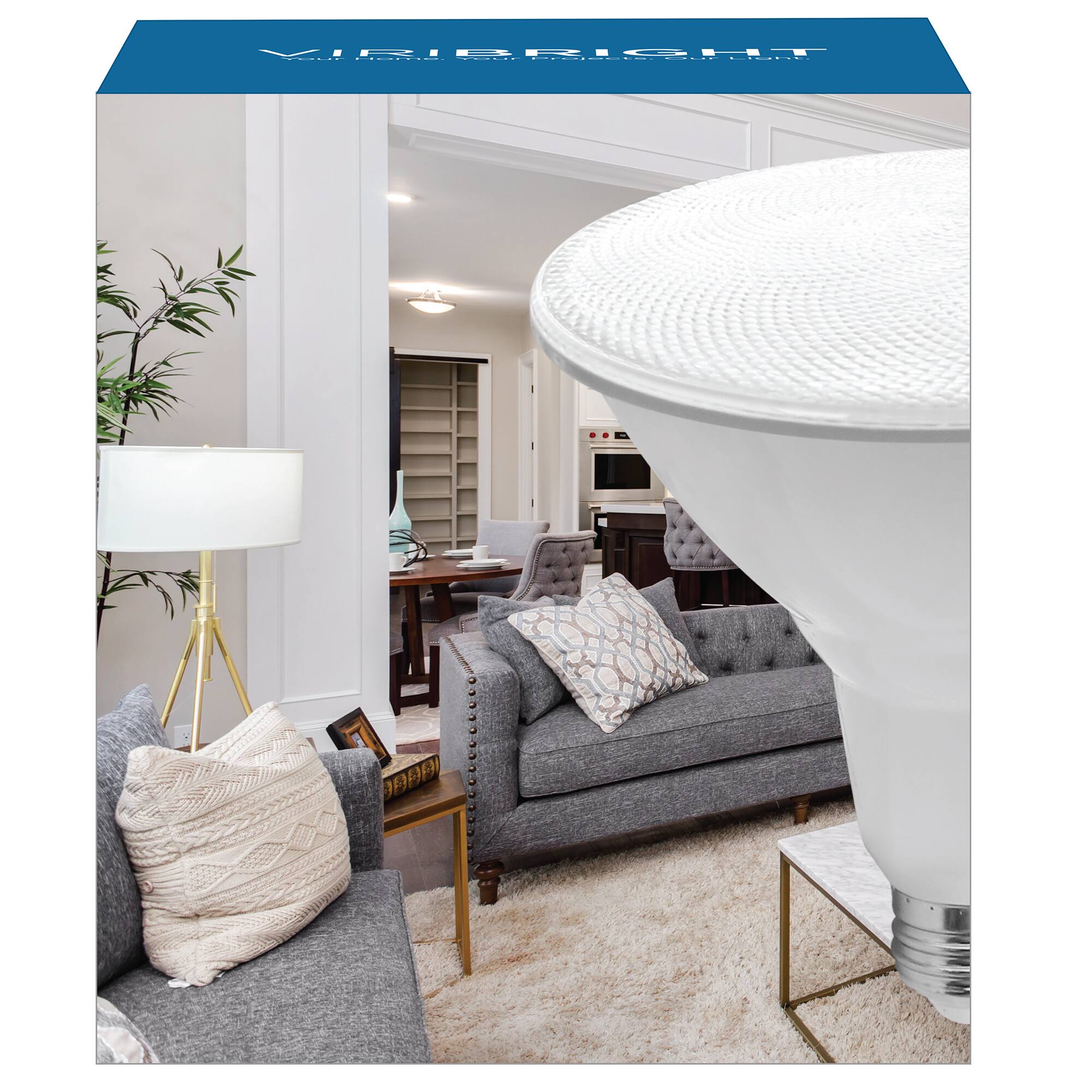 Alt View 1. VIRIBRIGHT - PAR38 LED Bulb, 90W EQ, 1500 Lumens, Dimmable, Soft White 2700K - Soft White.