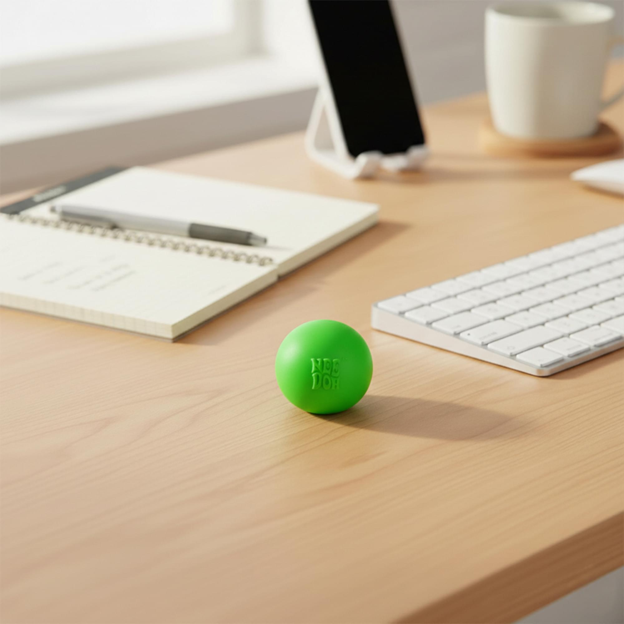 Alt View 3. Super Impulse - World's Smallest Nee-Doh Green 1.5-Inch Squishy Stress Reliever - Green.