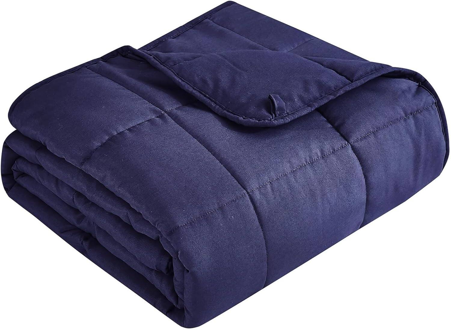 color:01-navyBlue+size:80"×87"-20lbs