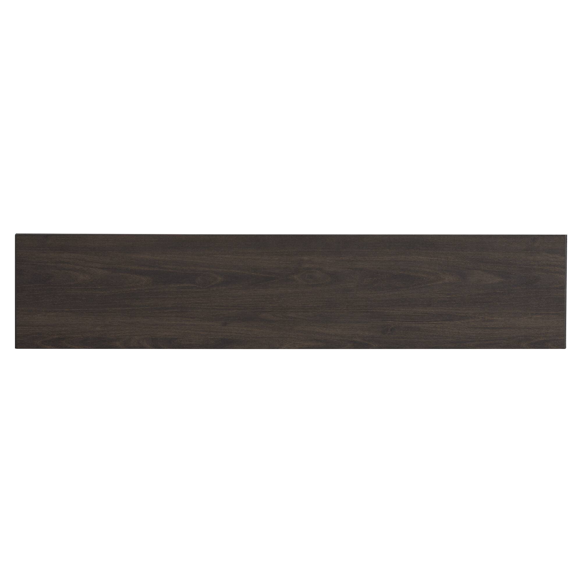 Alt View 2. Hudson&Canal - Piedmont 56" Wide Rectangular Fluted Console Table - Brown.