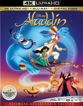 Front. Aladdin (The Walt Disney Signature Collection) - 4K Blu-Ray.