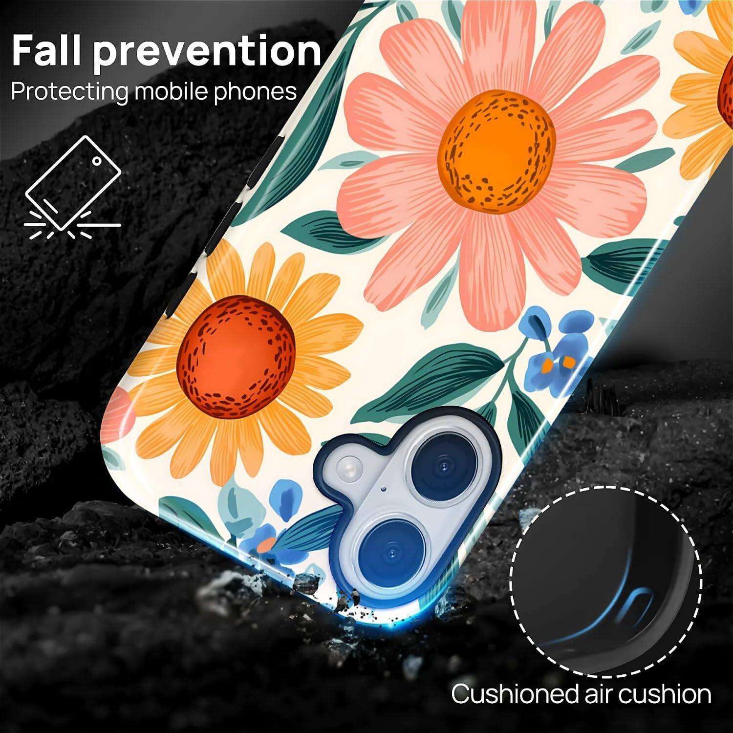 Fall prevention  
Protecting mobile phones  

Cushioned air cushion