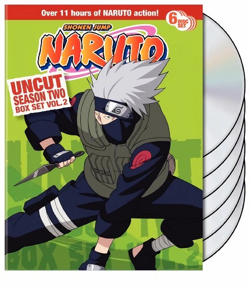 Front. Naruto Uncut Season 2 Vol 2 Box Set (DVD Set) [DVD].