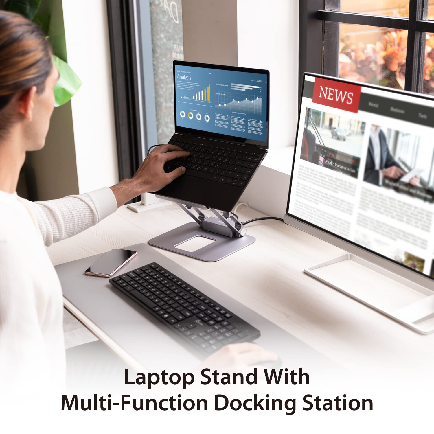 DA Analysis NEWS - Sepo MROC - Public Transportation - Laptop Stand With Multi-Function Docking Station