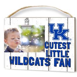 Jardine - Kentucky Wildcats 8'' x 10'' Cutest Little Weathered Logo Clip Photo Frame - White
