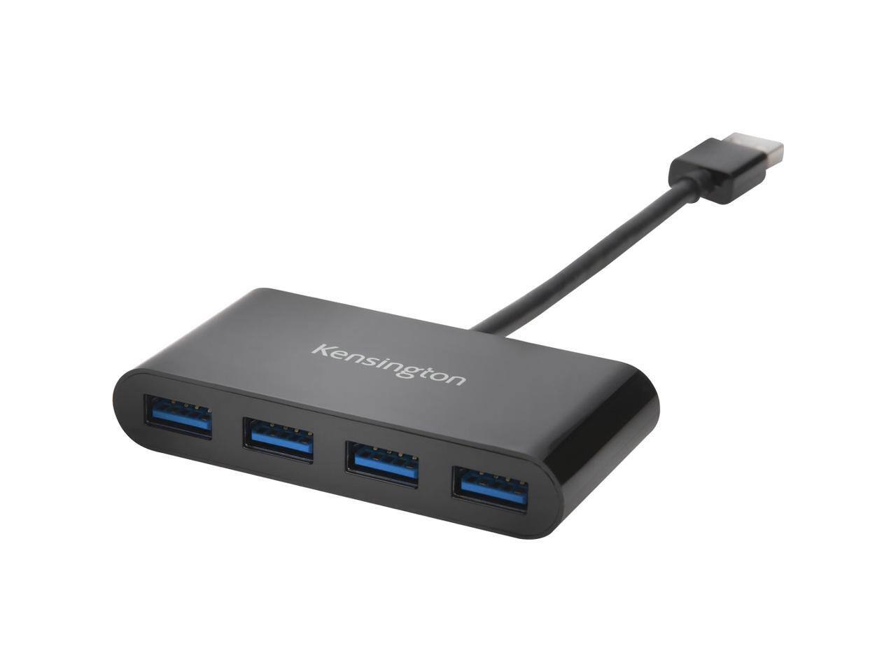 Alt View 2. Kensington - Kensington Uh4000 Usb 3.0 4-Port Hub - Unknown.