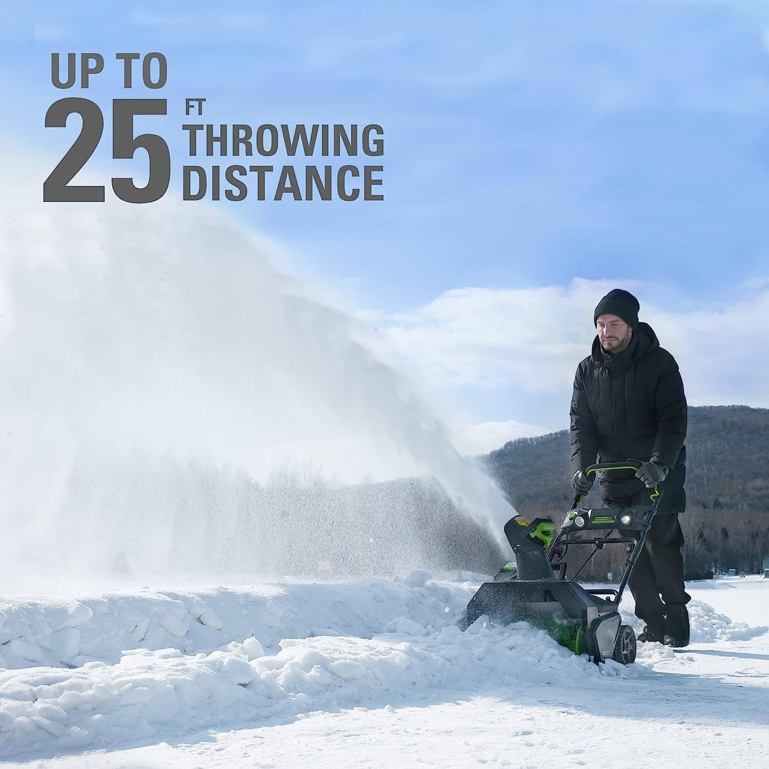 UP TO 25 FT THROWING DISTANCE
