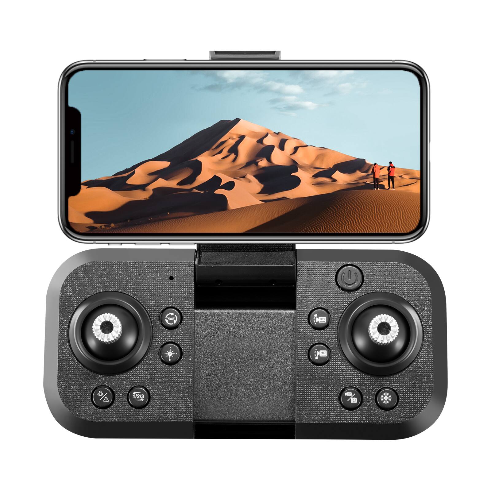 Alt View 5. BEARSOLIM - XT606 Brushless Foldable Drone with 4K/6K Dual Camera, 13-Min Flight Time & Optical Flow Hover.