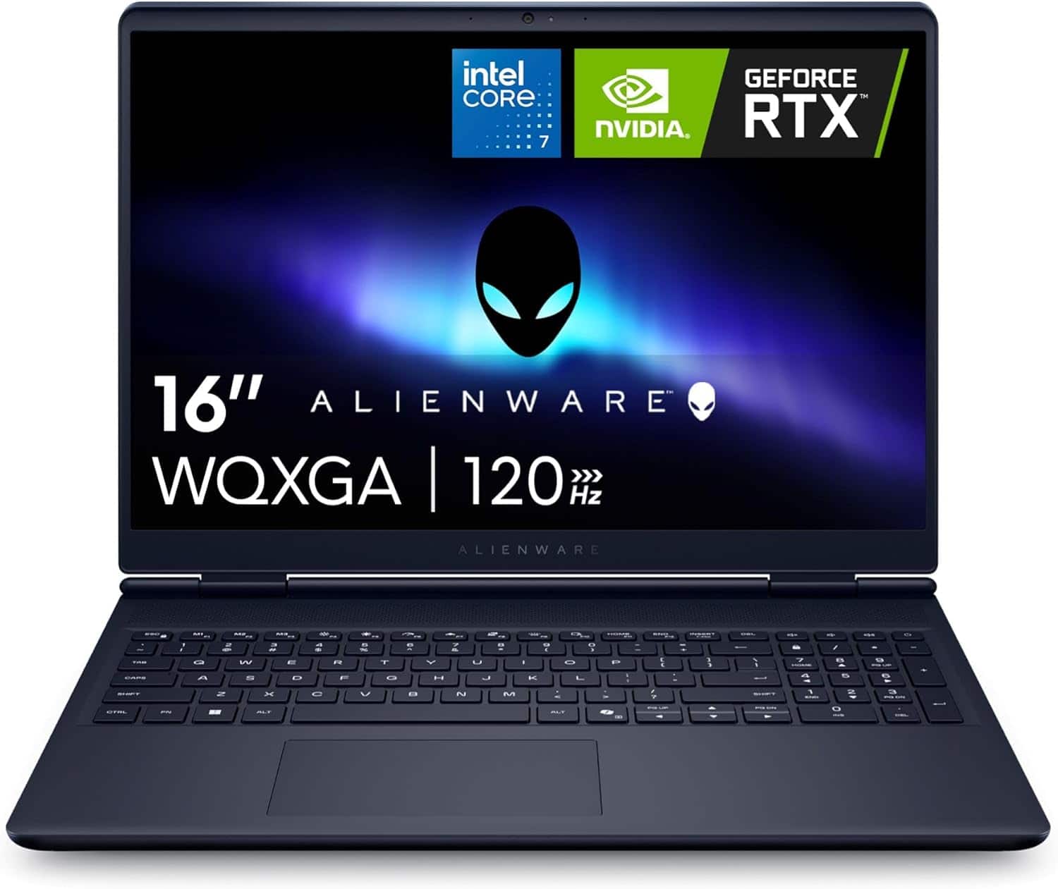 Alienware - Aurora 16" Gaming Laptop WQXGA - Intel Core 7 240H with 64GB Memory - NVIDIA GeForce RTX 5060 - 1TB SSD - Blue