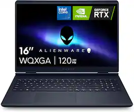 Alienware - Aurora 16" Gaming Laptop WQXGA - Intel Core 7 240H with 64GB Memory - NVIDIA GeForce RTX 5060 - 1TB SSD - Blue
